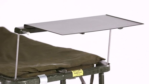 US Military Surplus Foldable Field Hospital Bed / Cot - image 4 from the video